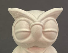 Load image into Gallery viewer, Cement Cream Yogi OWL | Meditation | Zen | Yoga | Namaste | Law of Attraction | HandMade | JLK