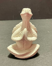 Load image into Gallery viewer, Cement White Yogi TURTLE | Meditation | Zen | Yoga | Namaste | Law of Attraction | HandMade | JLK