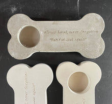 Load image into Gallery viewer, Cement Comfort Memorial  8&quot; DOG BONE | Pet Loss | Always Remember | Never Forgotten | HandMade | JLK