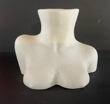 Load image into Gallery viewer, Cement Woman Upper Body Planter | Concrete Booby Vase | Make-Up Brush Holder | Breast | HANDMADE | JLK