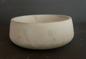 Cement Bowl | Concrete Planter | Optional Drainage Hole, Sealant | HANDMADE | JLK