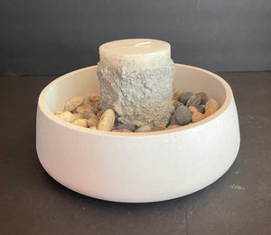 Cement Bowl | Concrete Planter | Optional Drainage Hole, Sealant | HANDMADE | JLK