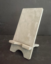 Load image into Gallery viewer, Cement Cell Phone Holder | Stand | Concrete Stylish Modern Phone Holder | HANDMADE | JLK