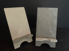 Load image into Gallery viewer, Cement Cell Phone Holder | Stand | Concrete Stylish Modern Phone Holder | HANDMADE | JLK