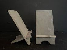 Load image into Gallery viewer, Cement Cell Phone Holder | Stand | Concrete Stylish Modern Phone Holder | HANDMADE | JLK