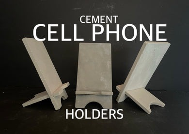 Cement Cell Phone Holder | Stand | Concrete Stylish Modern Phone Holder | HANDMADE | JLK