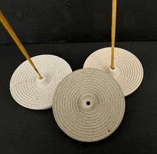 Load image into Gallery viewer, Cement Incense Holders | Concrete Round Stick Incense Holders | Zen Keeper | HANDMADE | JLK