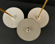 Load image into Gallery viewer, Cement Incense Holders | Concrete Round Stick Incense Holders | Zen Keeper | HANDMADE | JLK