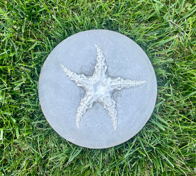 Starfish Cement Stepping Stone | Concrete Starfish decorative Stepping Stone | HANDMADE | JLK