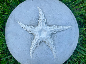 Starfish Cement Stepping Stone | Concrete Starfish decorative Stepping Stone | HANDMADE | JLK