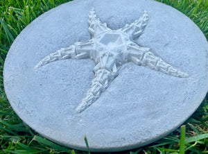 Starfish Cement Stepping Stone | Concrete Starfish decorative Stepping Stone | HANDMADE | JLK