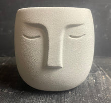 Load image into Gallery viewer, S/2 Cement Face Planters | Candle Holder Dish | HANDMADE | JLK