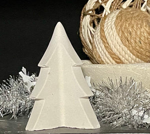 5" Cement CHRISTMAS TREE | Concrete | 3 Color Options | HandMade | JLK