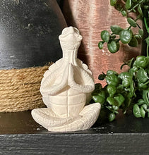 Load image into Gallery viewer, Cement YOGI TURTLE | 3 Color Options | Zen | Yoga | Namaste | Manifest | HandMade | JLK