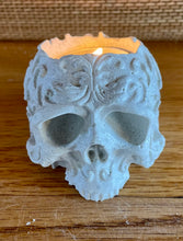 Load image into Gallery viewer, S/3 Cement Skull | Incense Burner | Ashtray | PAINTABLE | JLK