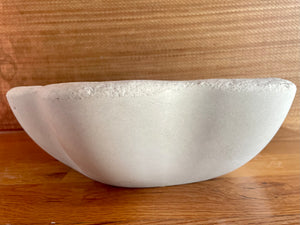 13" Heavy Cement Bowl | Concrete Planter | SEALANT Options | Wabi Sabi | HANDMADE | JLK