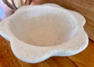 13" Heavy Cement Bowl | Concrete Planter | SEALANT Options | Wabi Sabi | HANDMADE | JLK