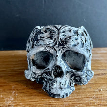 Load image into Gallery viewer, S/3 Cement Skull | Incense Burner | Ashtray | Black | JLK