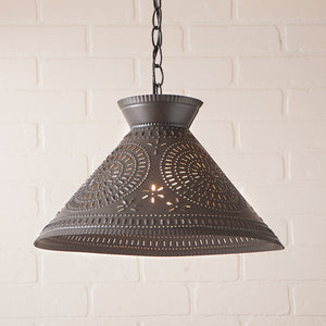 Roosevelt Shade Light with Chisel in Kettle Black