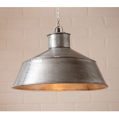 Springhouse Pendant in Brushed Tin